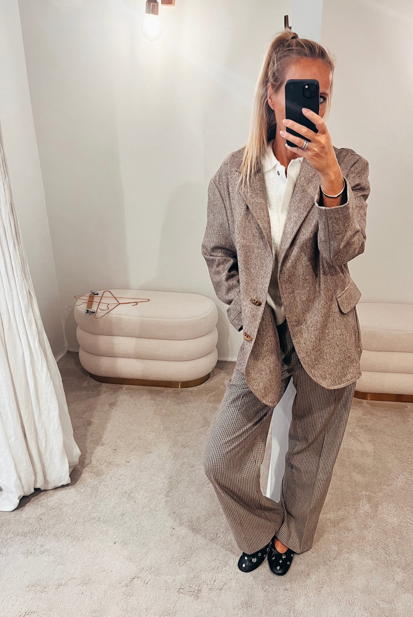 Pantalon en tweed ALEXA