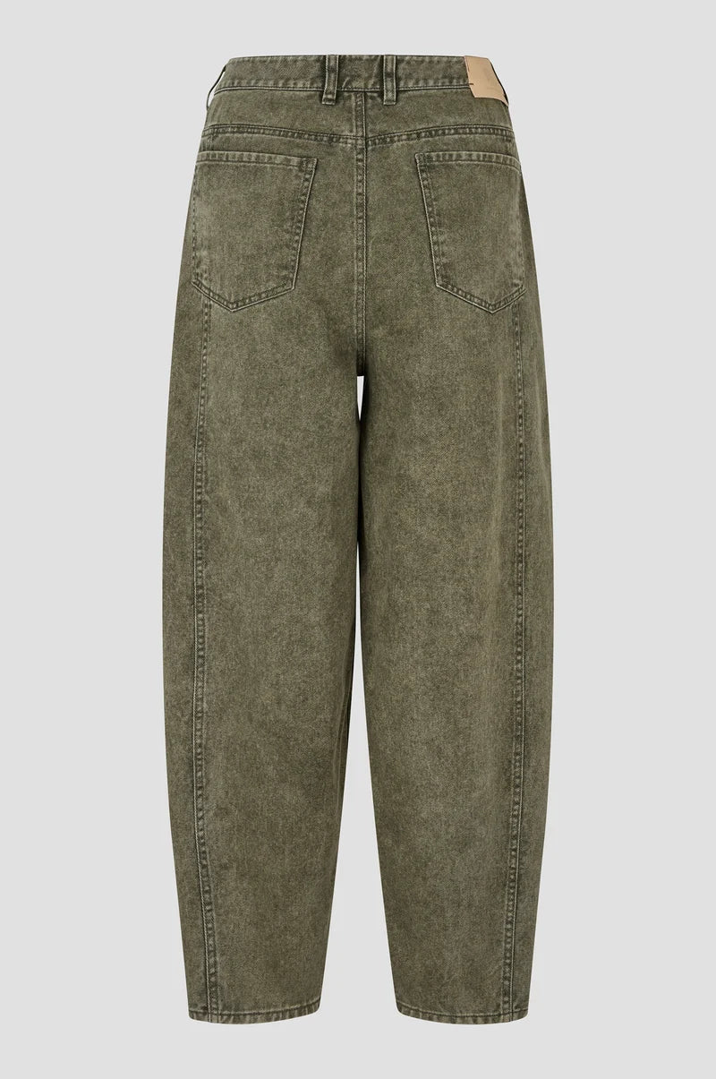 Jeans barrel JAYE kaki