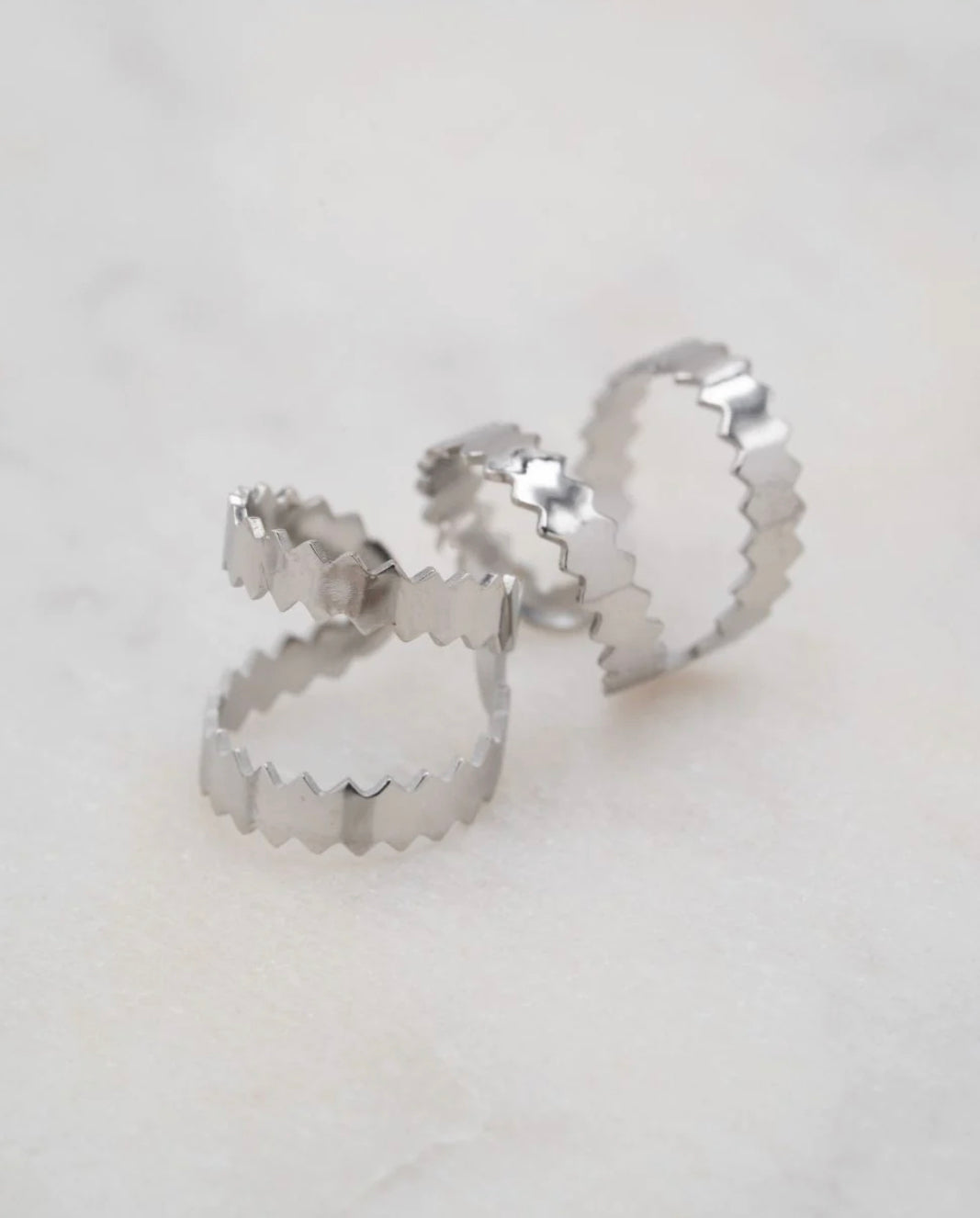 Double ear cuff EMMA - zigzag