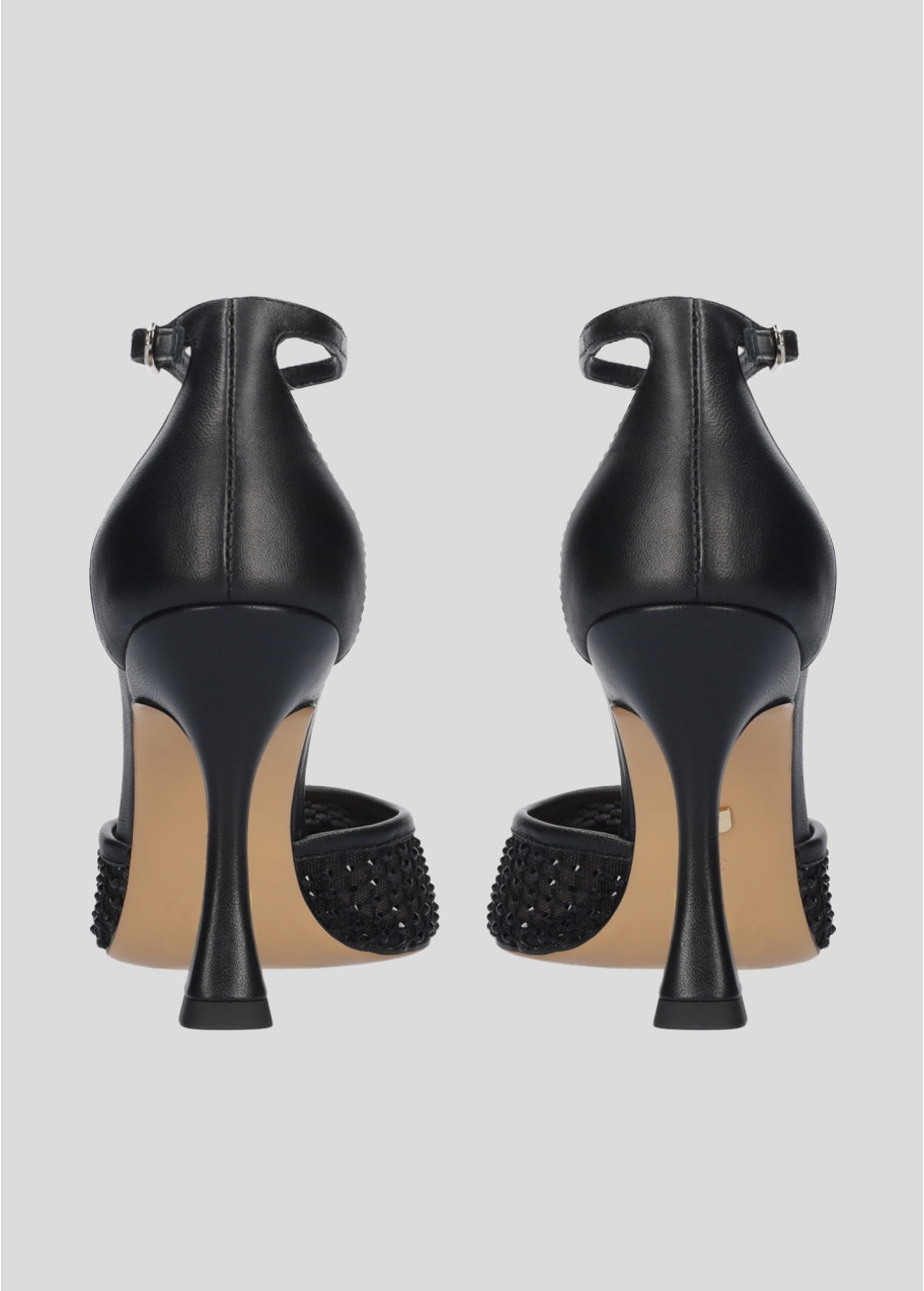 Escarpins DURY noir à strass