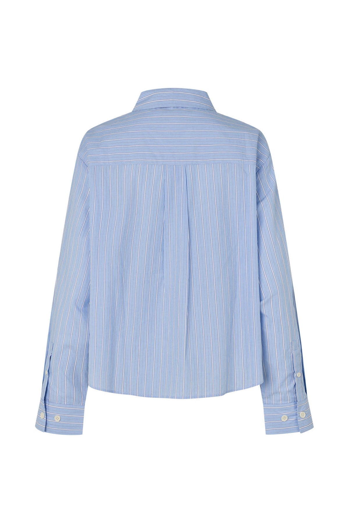 Chemise Crop MARINA bleu ciel