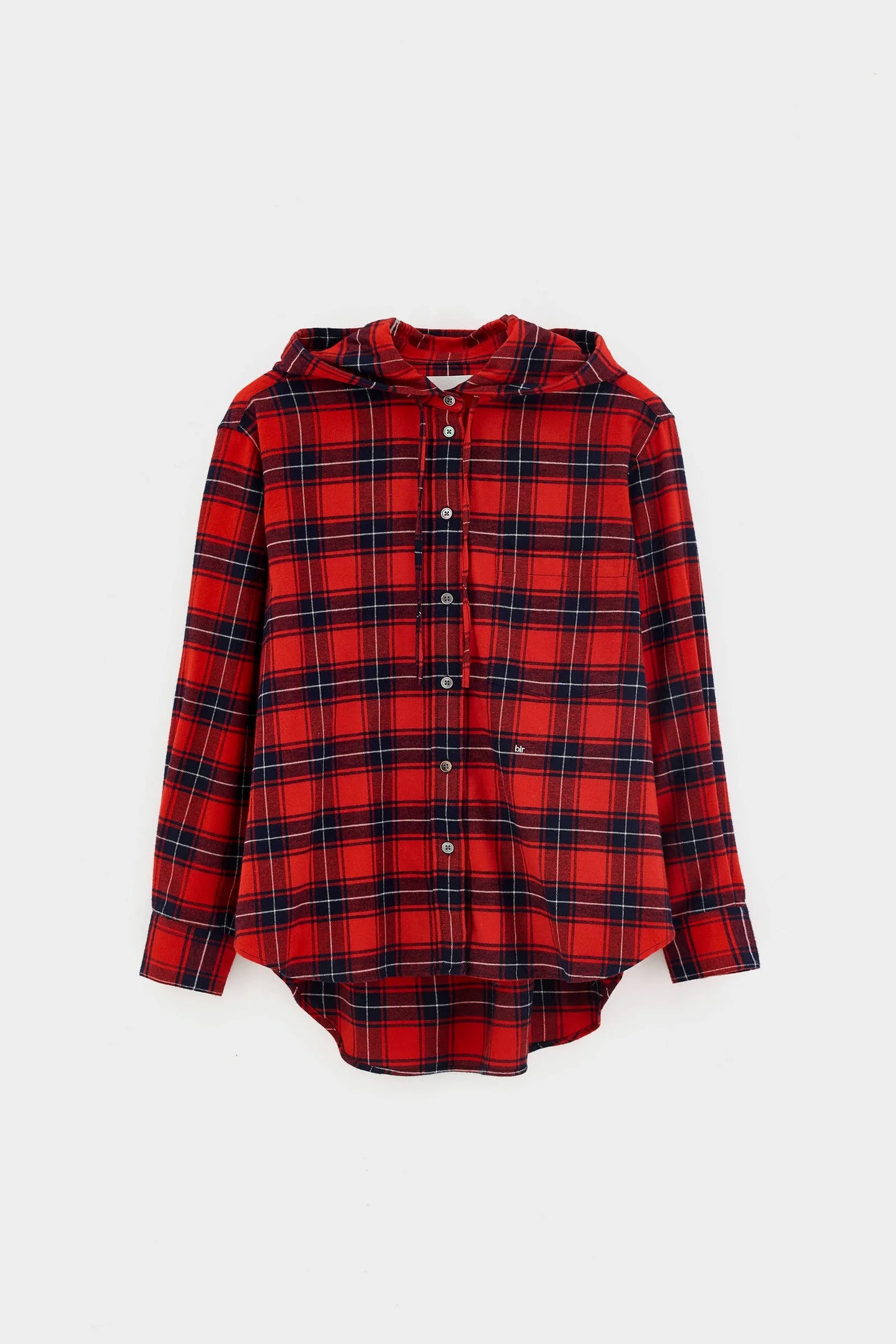 Chemise à capuche JANGLE à carreaux