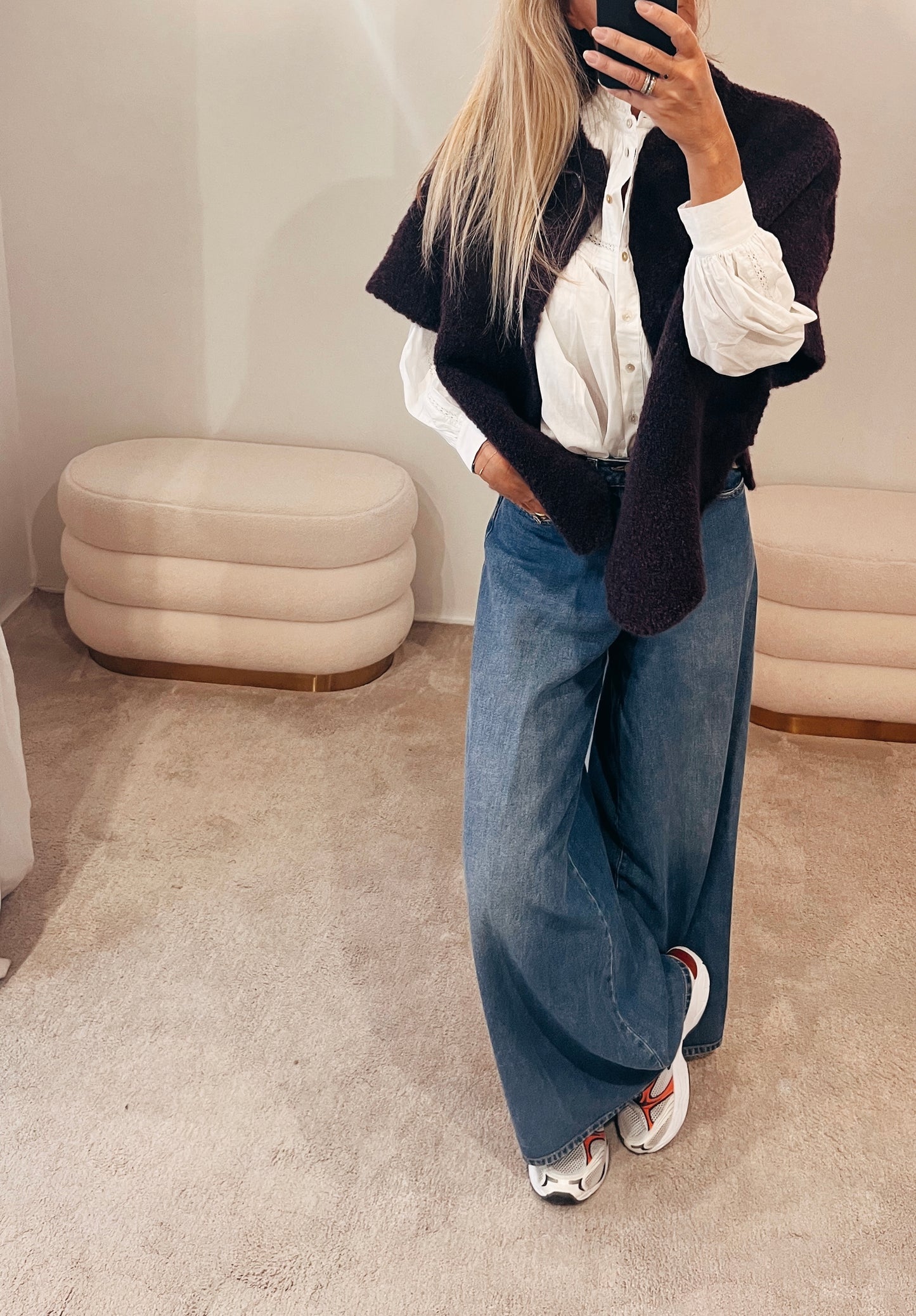 Blouse VÉNUS uni en coton