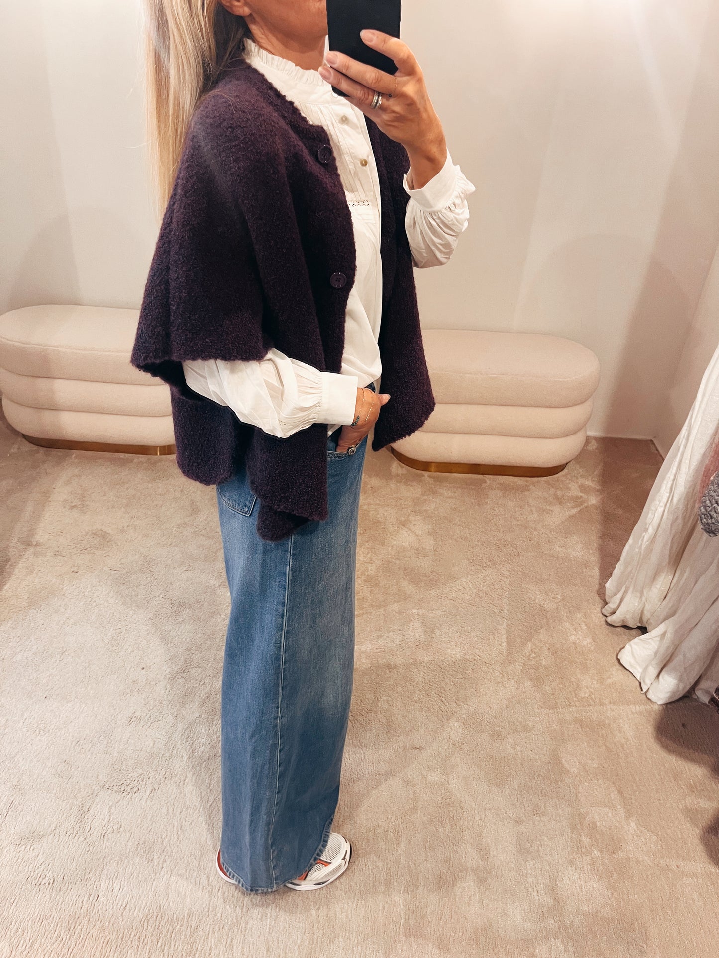 Blouse VÉNUS uni en coton