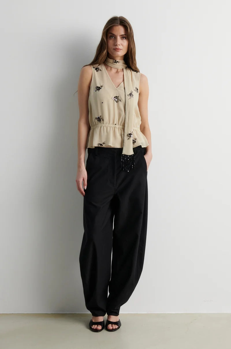 Pantalon barrel BLINK noir