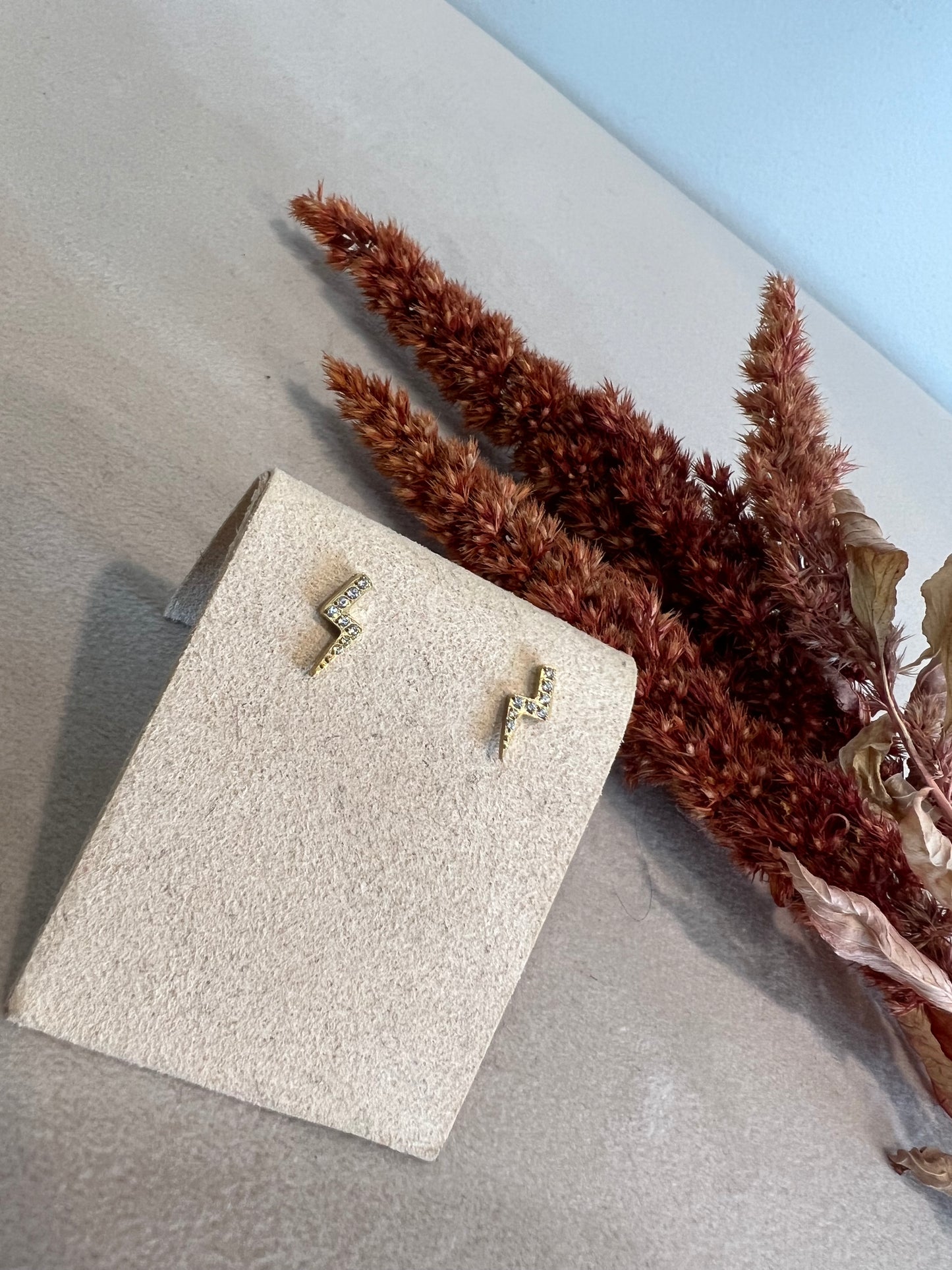 Boucle d’oreille STELLA à strass - éclair