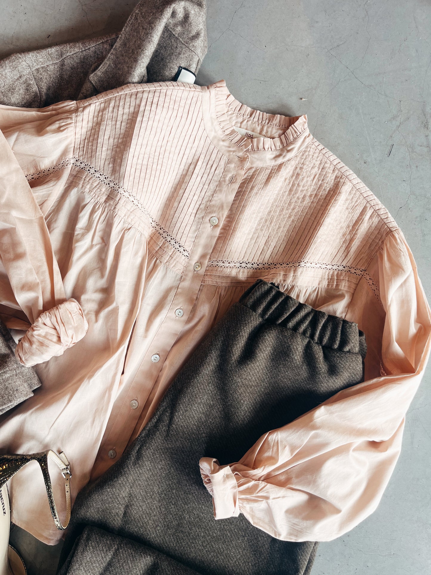 Blouse VÉNUS uni en coton