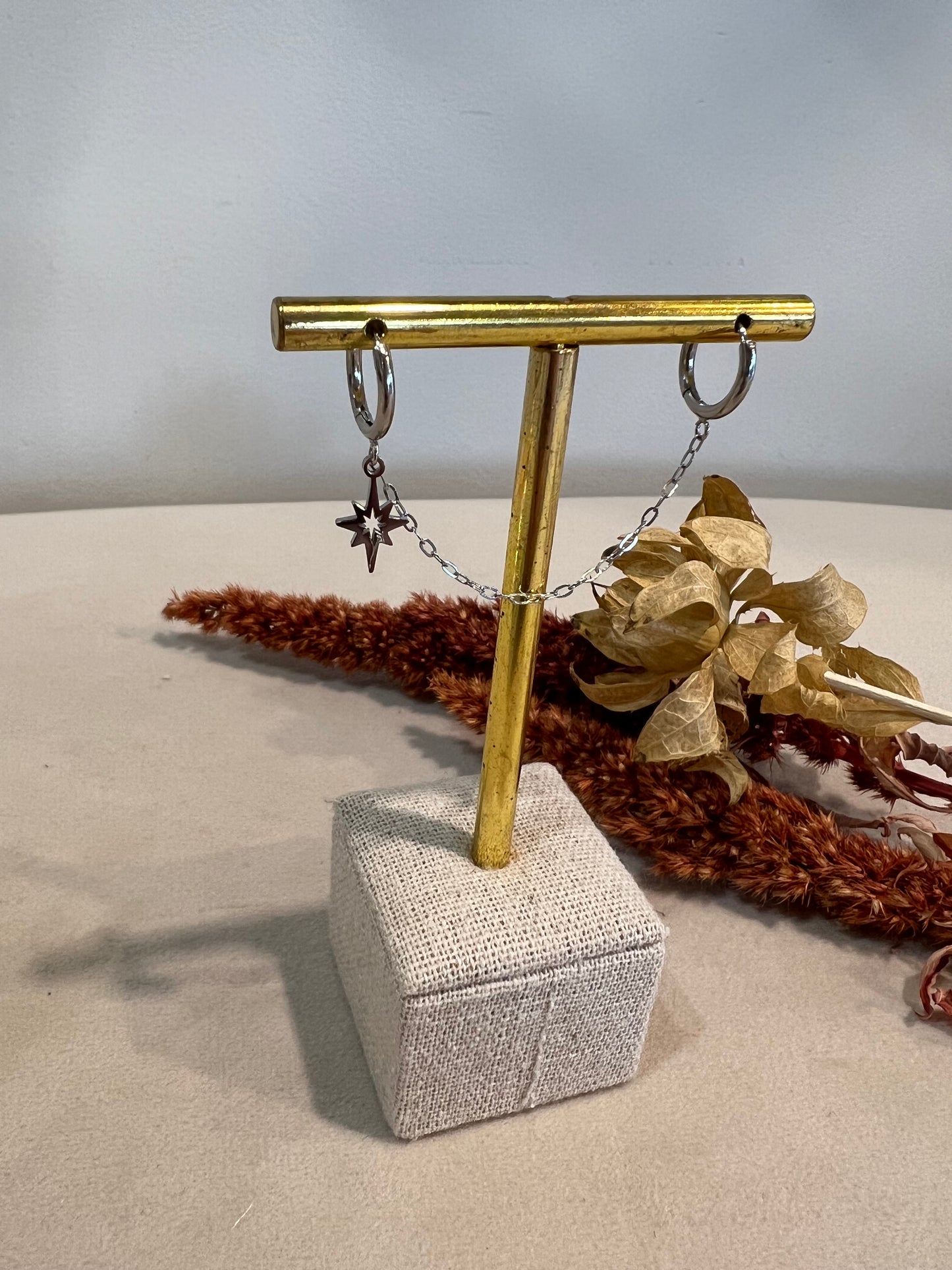 Boucle 2 trous OLIVIA étoile