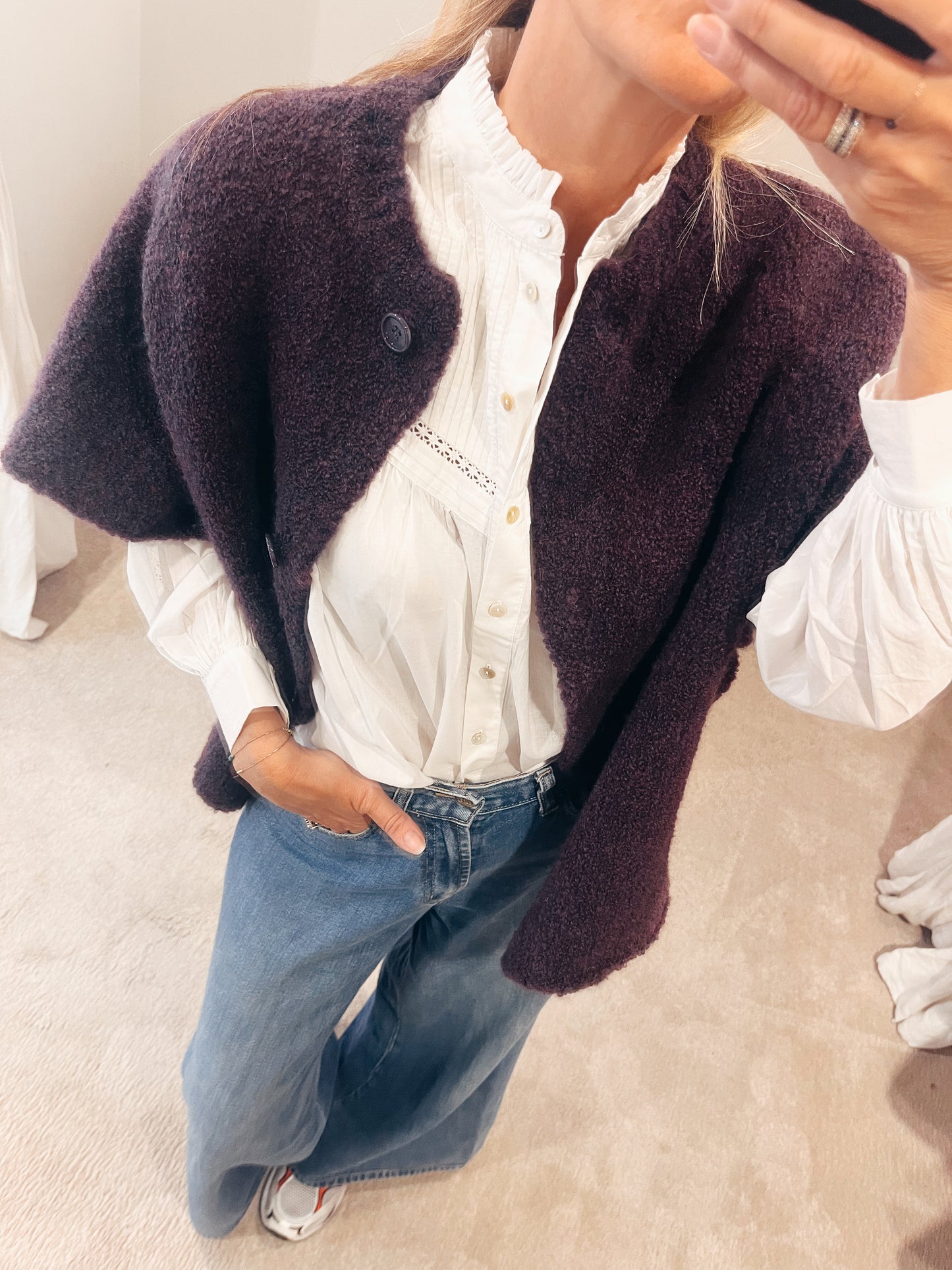 Blouse VÉNUS uni en coton