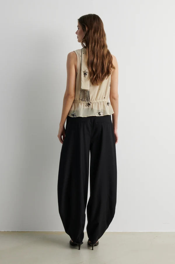Pantalon barrel BLINK noir