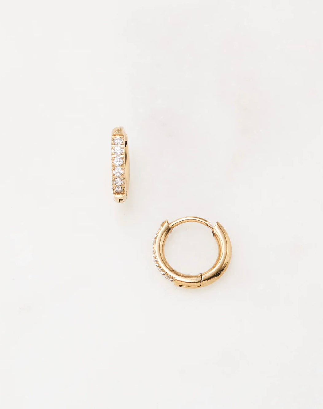 Mini créole LOLA dorées à strass