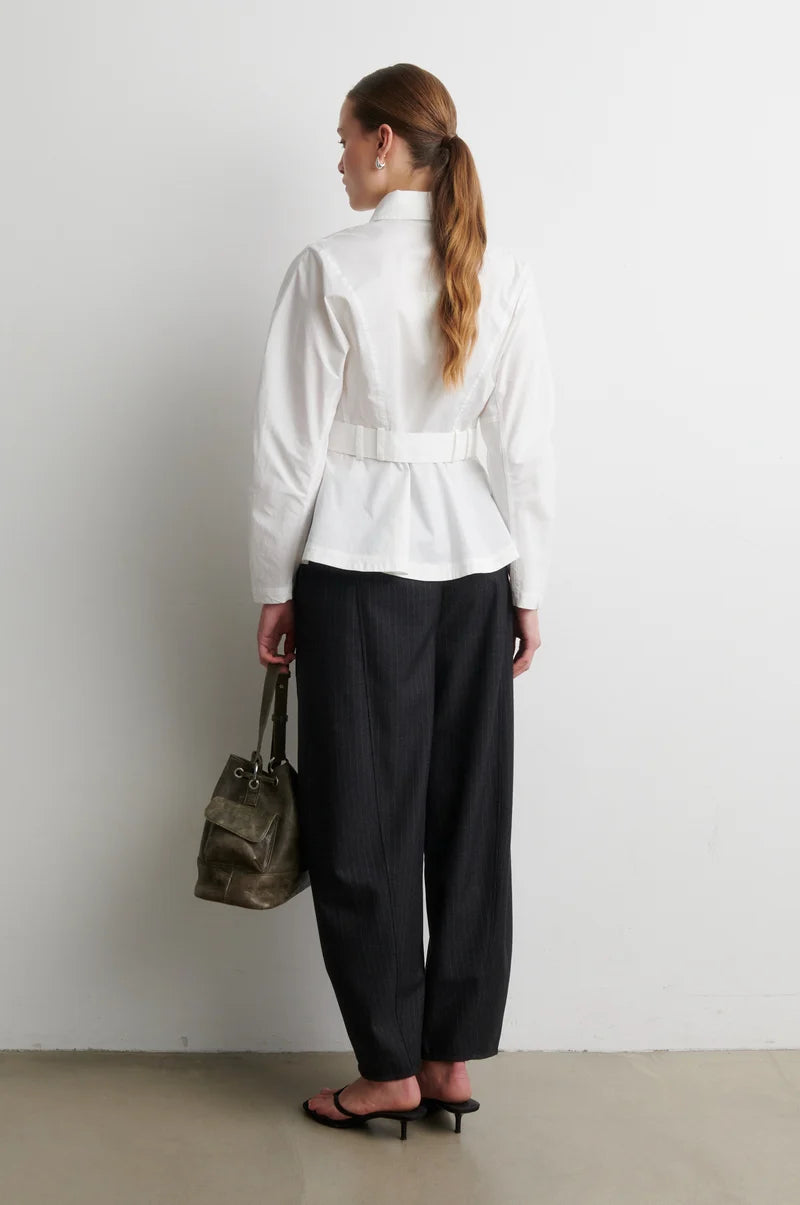 Pantalon barrel VIENNE gris