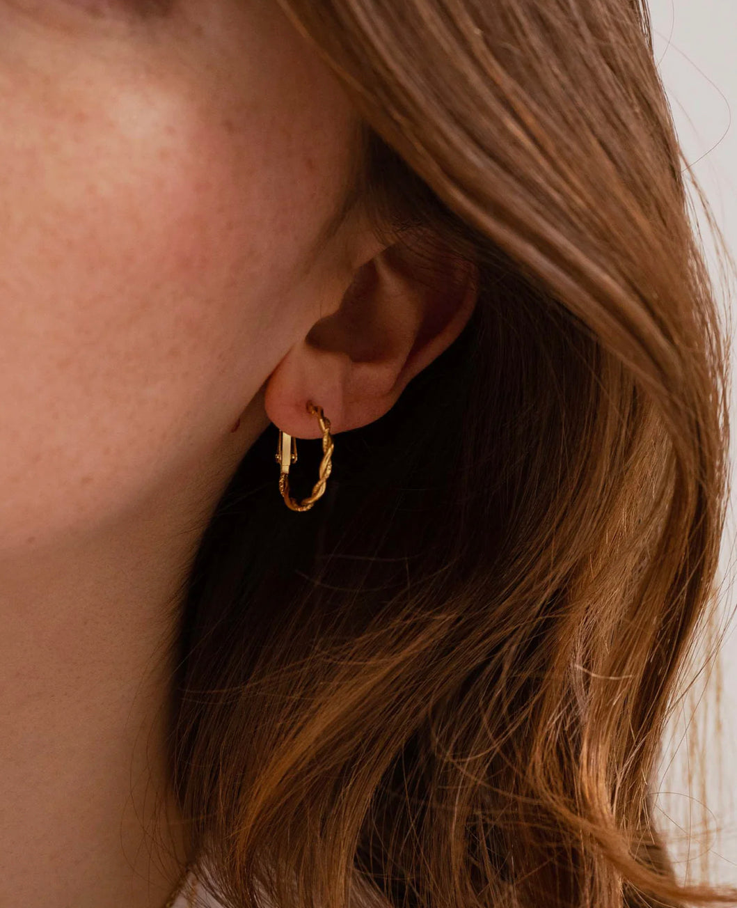 Créoles LOUISE torsadées dorées