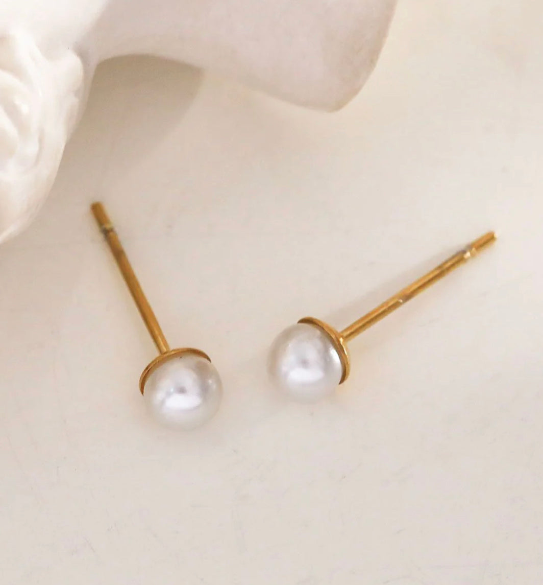 Boucle d’oreille CHIARA - perle d’eau douce