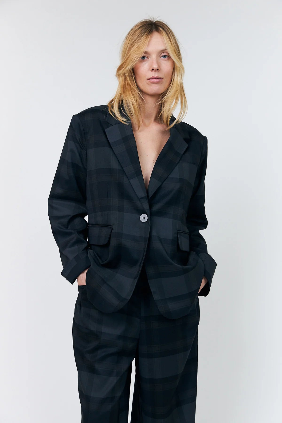 Blazer FAY à carreaux