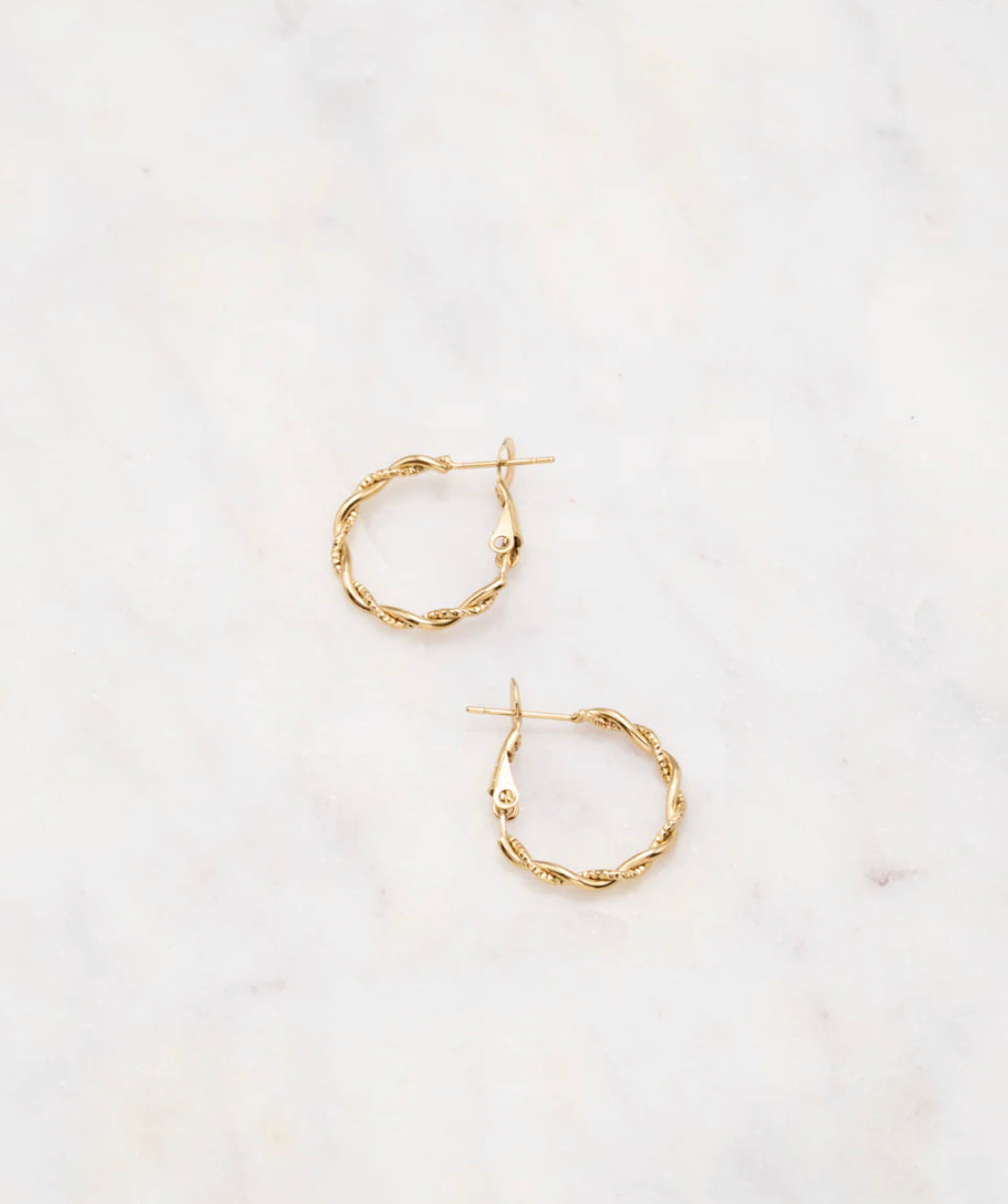 Créoles LOUISE torsadées dorées