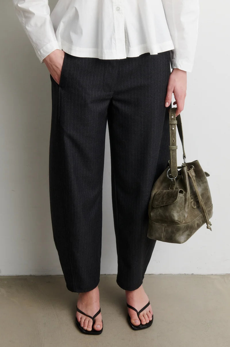 Pantalon barrel VIENNE gris