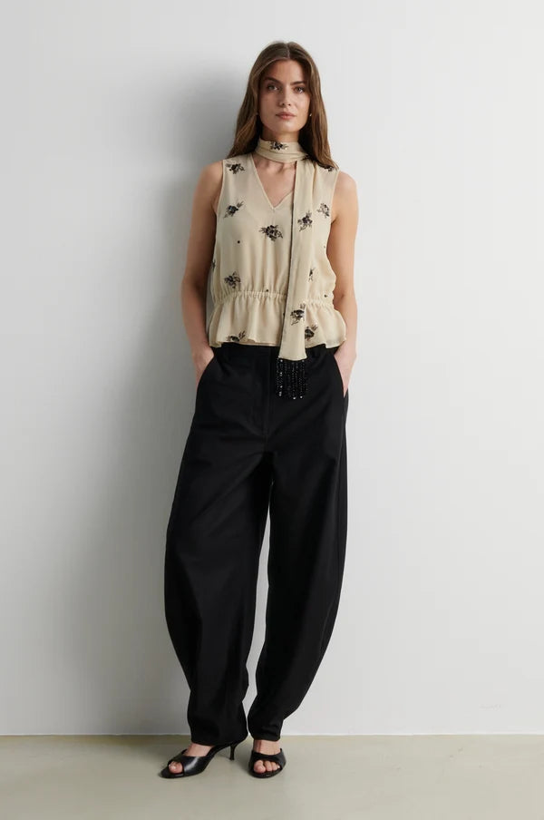 Pantalon barrel BLINK noir