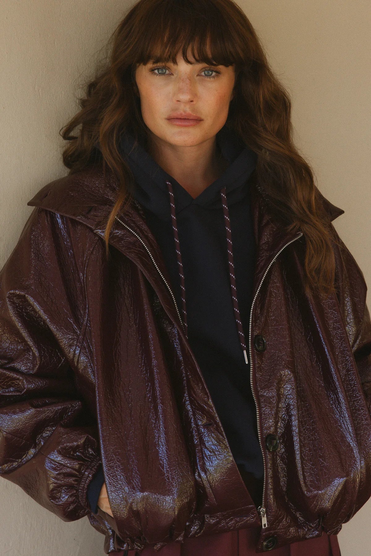Veste ONANA bordeaux