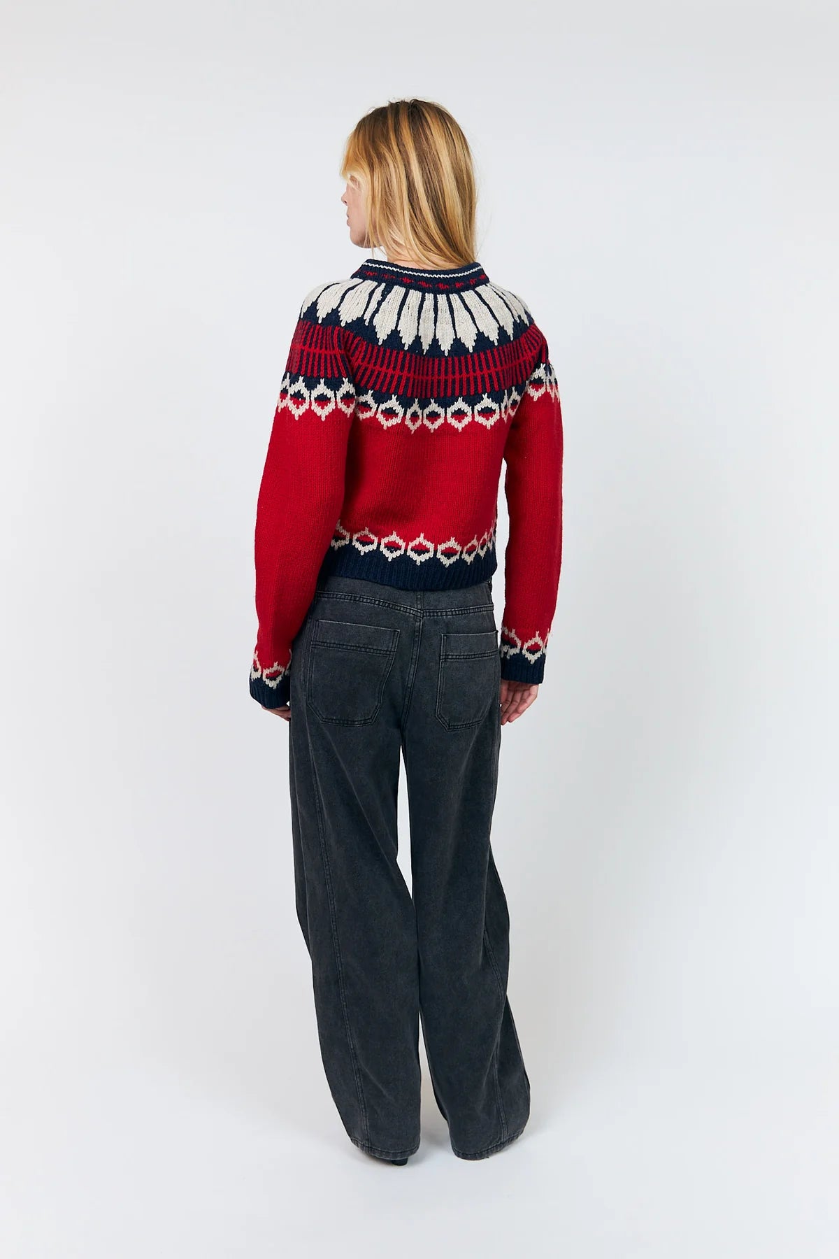 Cardigan CLARE rouge