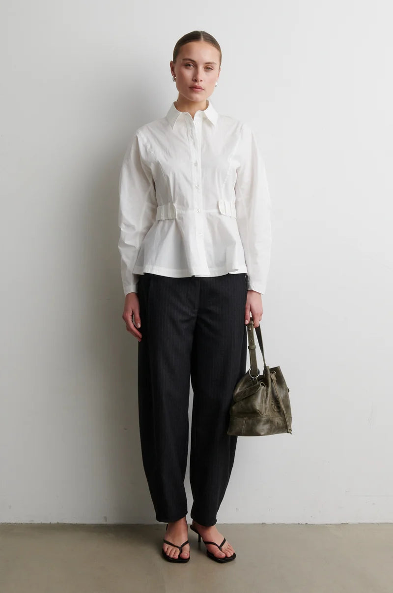 Pantalon barrel VIENNE gris