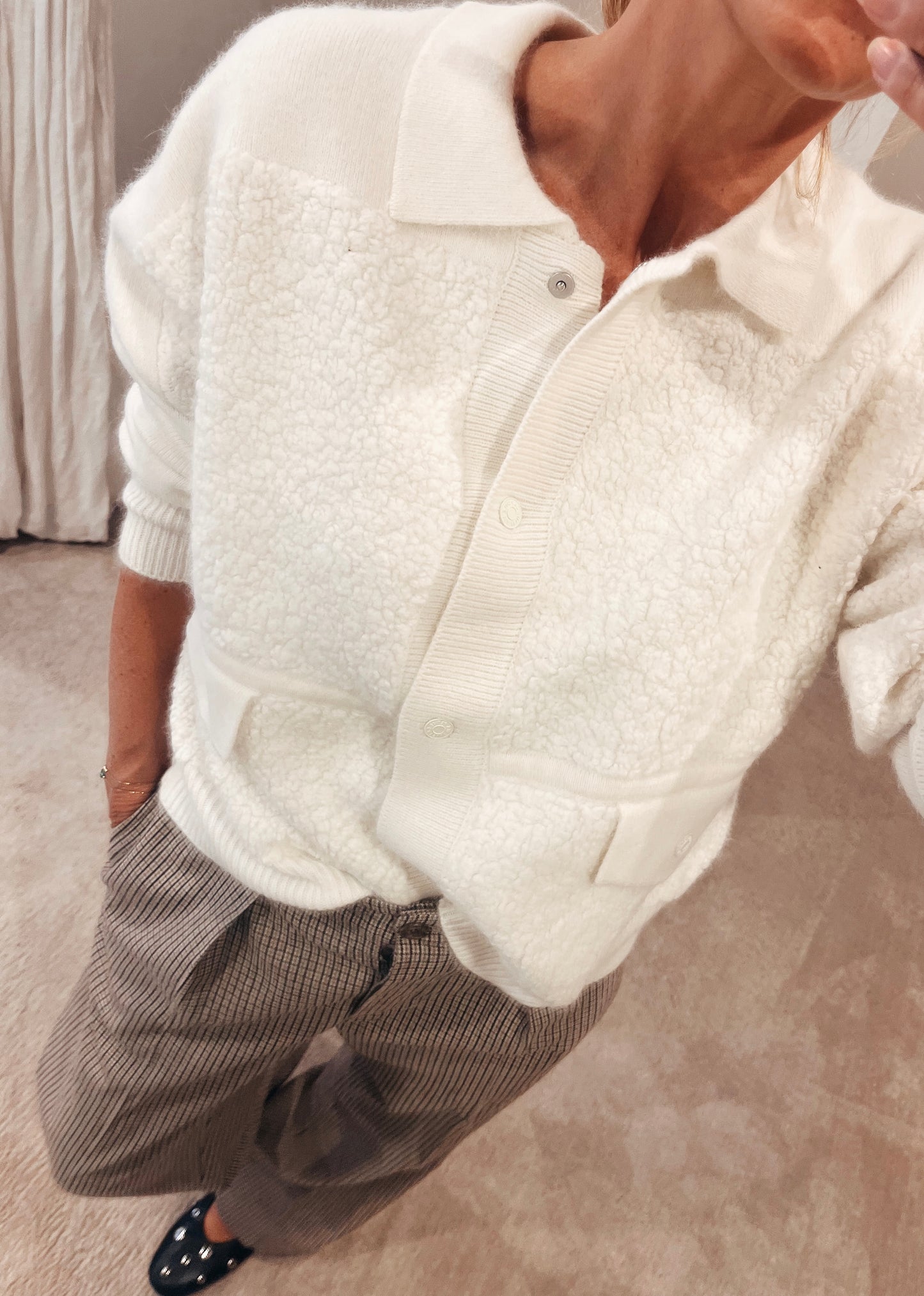 Blouson écru MHE200