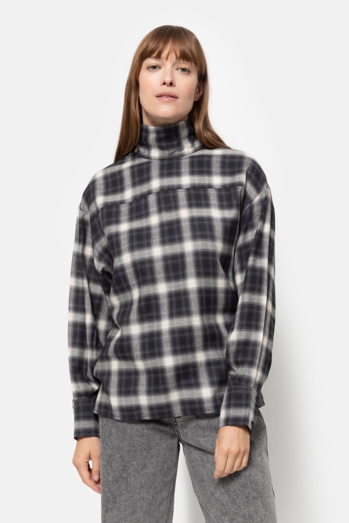 Chemise MIA checked flannel FW25