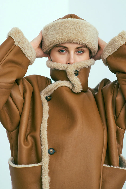 Veste HANNY camel/beige