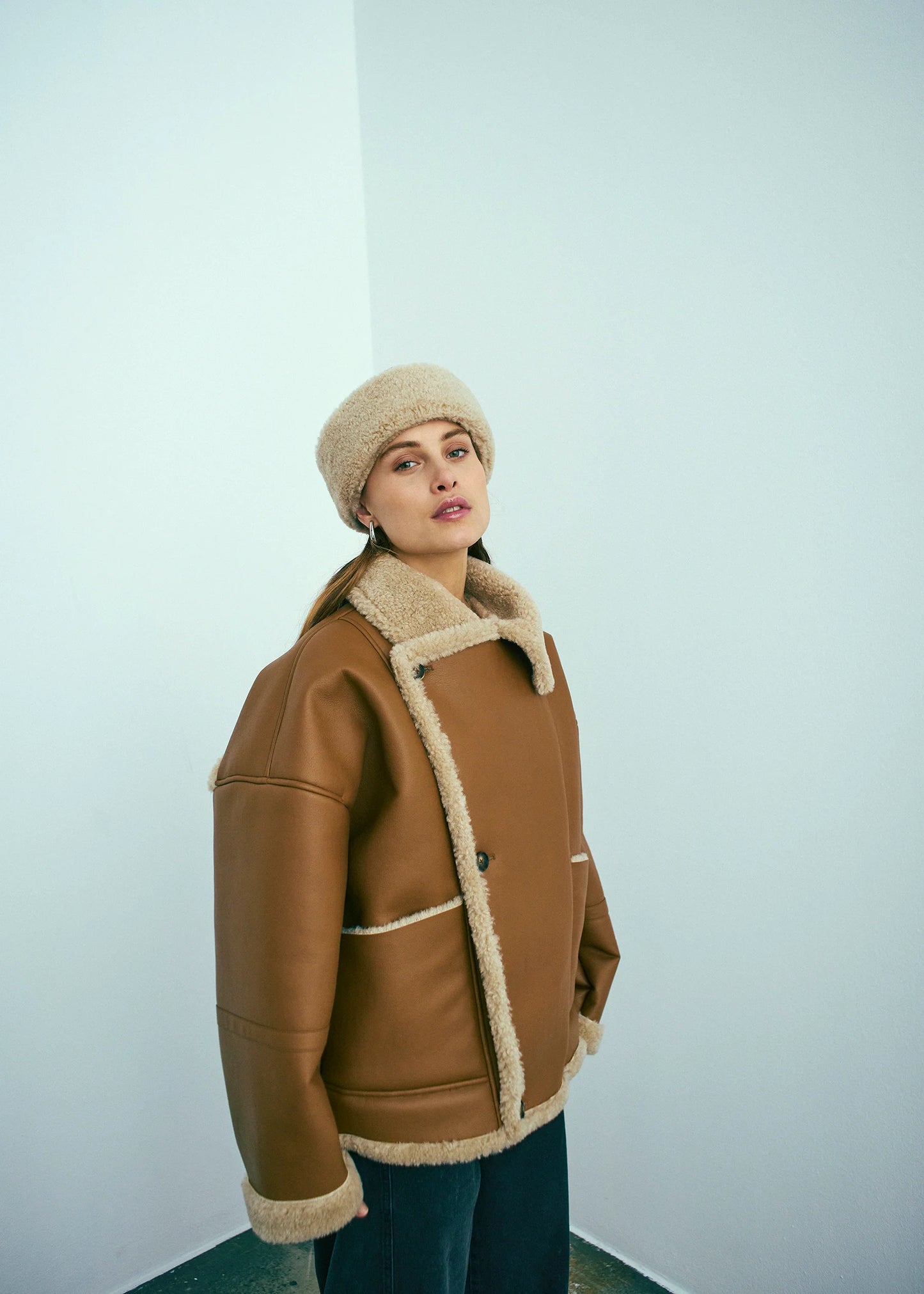 Veste HANNY camel/beige