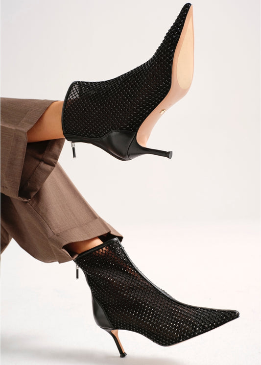 Boots GILDA strass noire