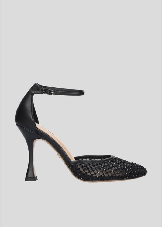 Escarpins DURY noir à strass