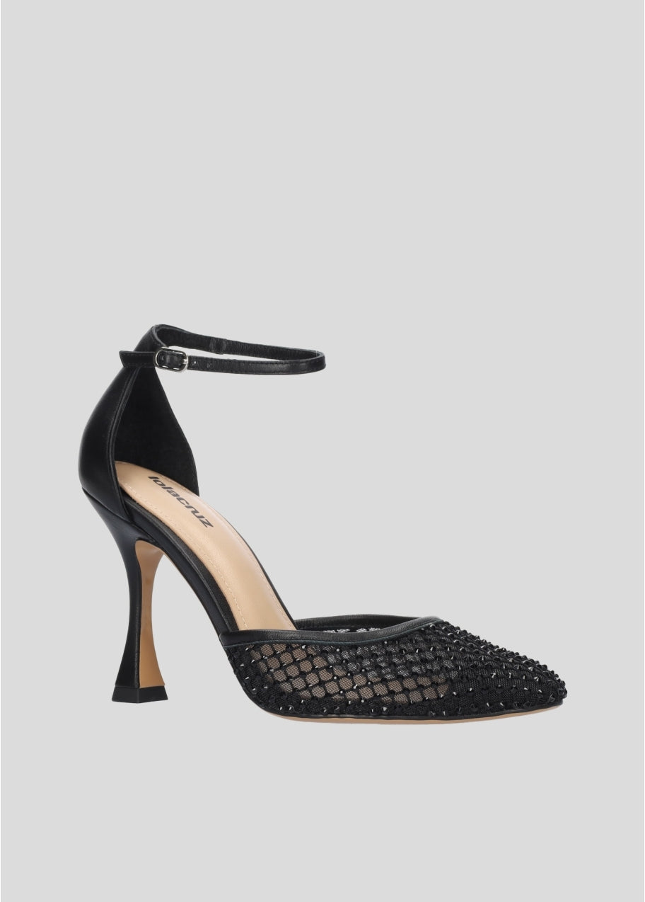 Escarpins DURY noir à strass