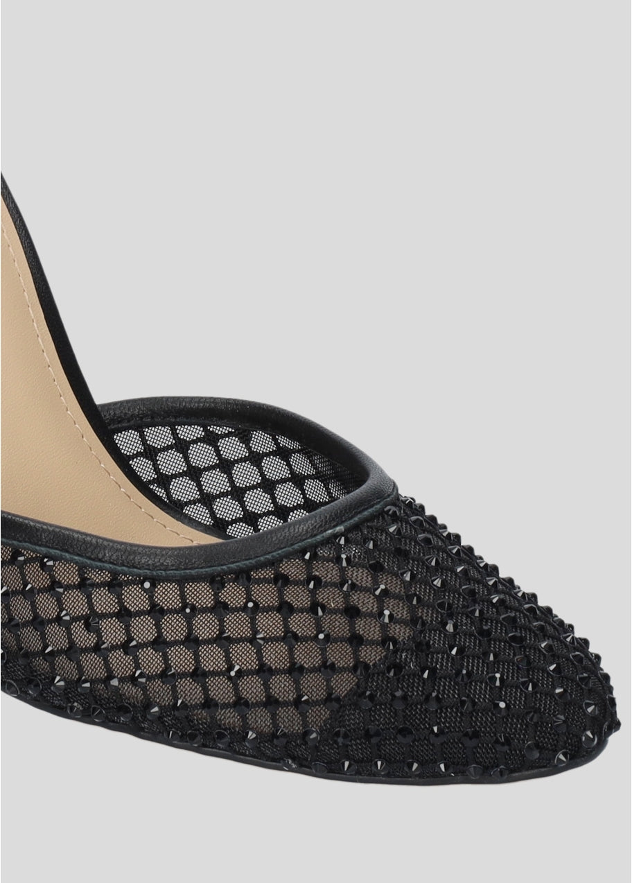 Escarpins DURY noir à strass