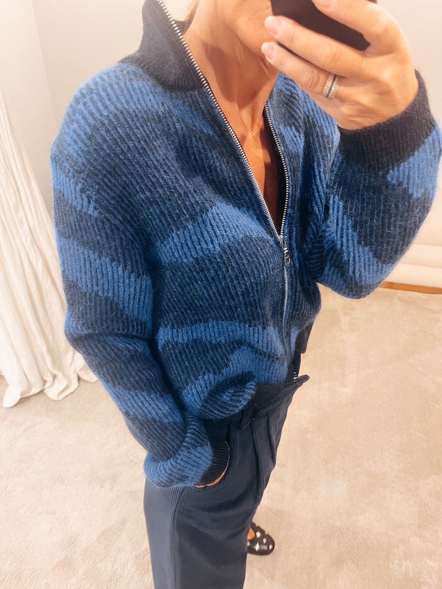 Pull O’REILLY bleu royal