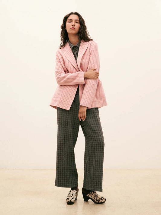 Blazer BELLA à ligne rose