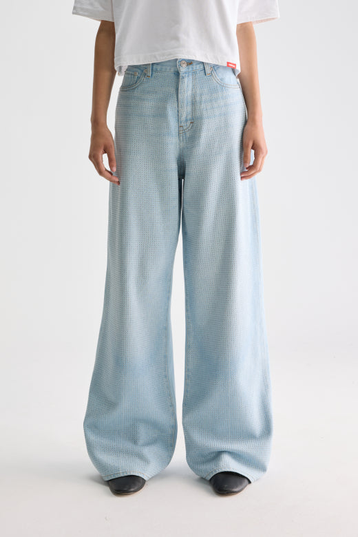 Jeans PARTHE61 bleach à strass