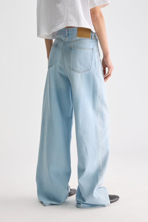 Jeans PARTHE61 bleach à strass