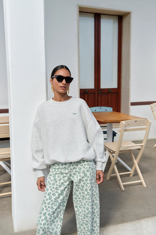 Sweat BIBI CLOVER Light grey melee