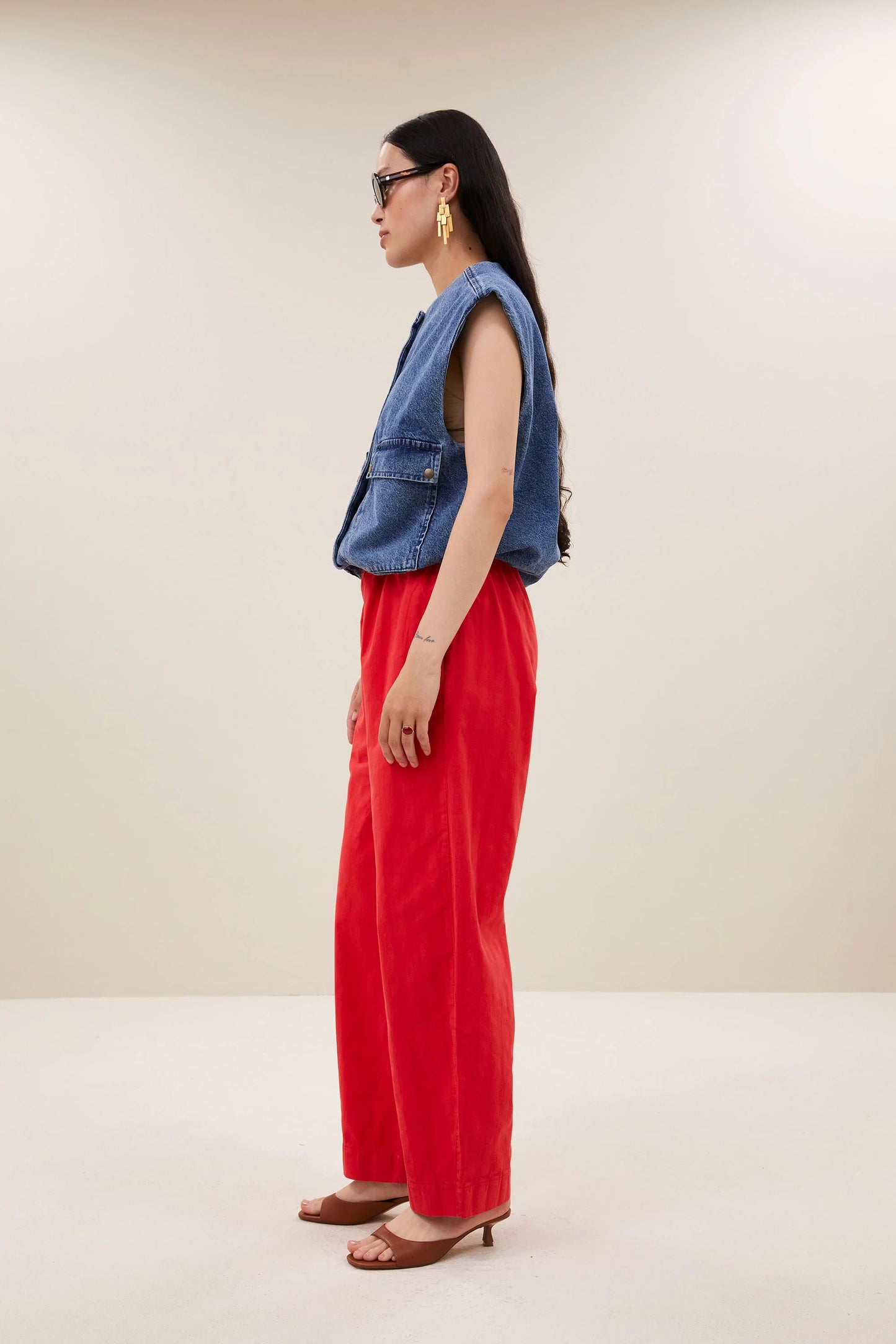 Veste ss manches MAGGIE denim