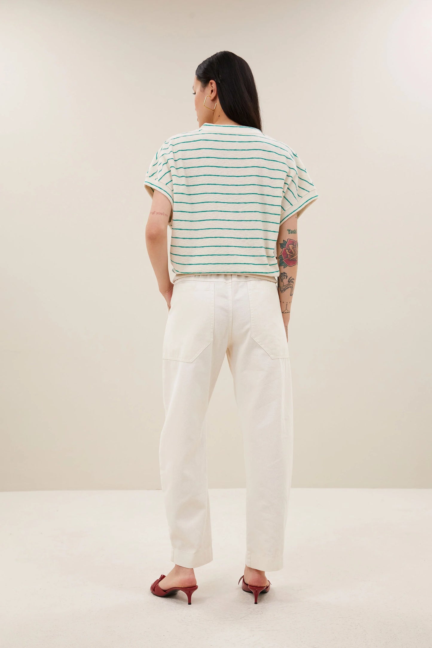 Top TYLER SLUB stripe