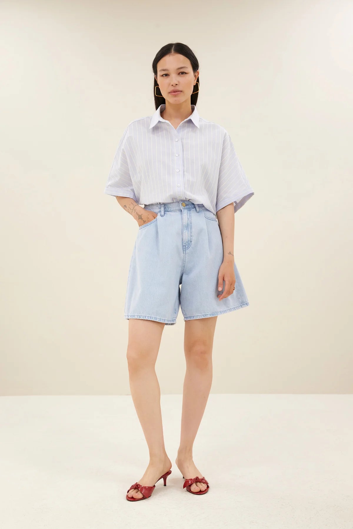 Short ELISA denim