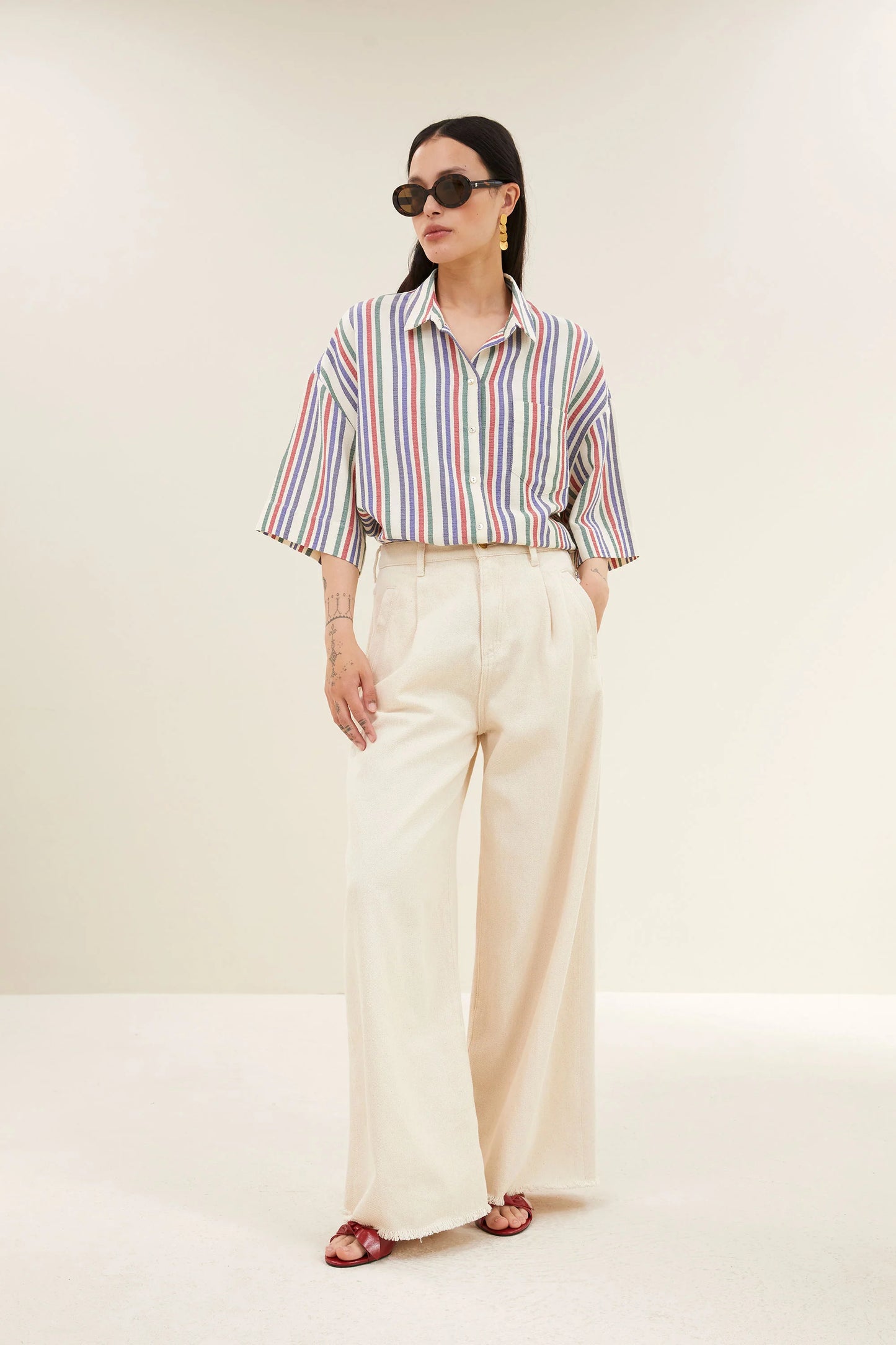 Blouse PILAR multi stripe