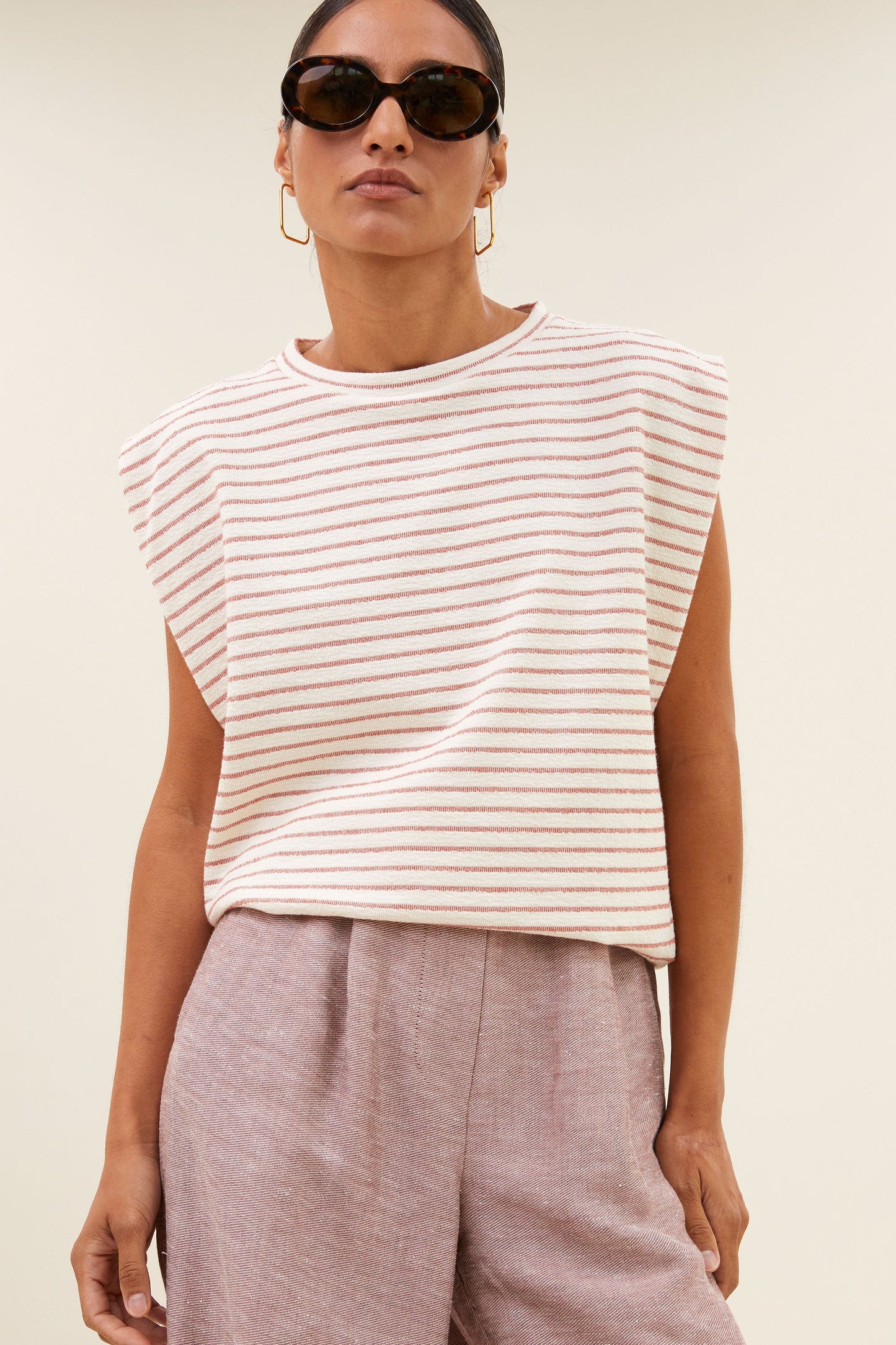 Top DIEDE heavy jersey stripe