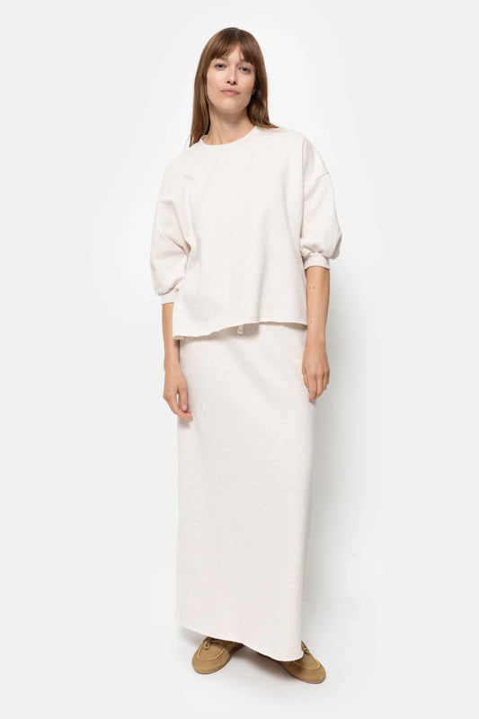 Sweat LIV manches 3/4 beige