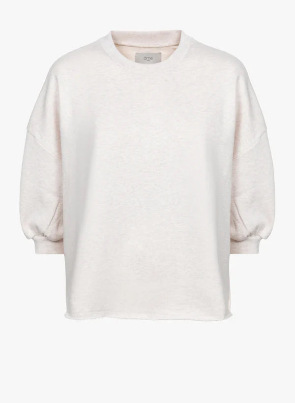 Sweat LIV manches 3/4 beige