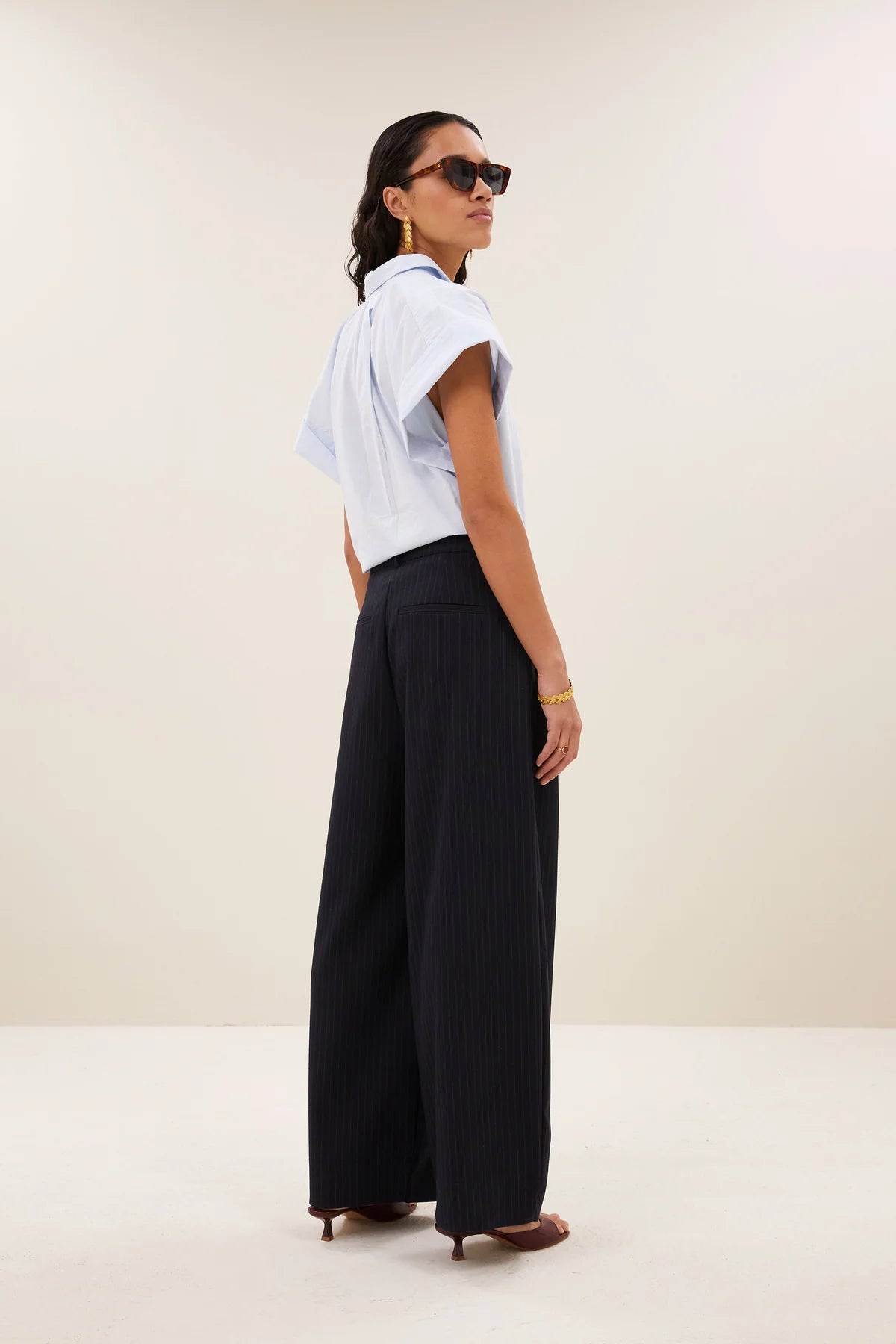 Pantalon FRIDA pinstripe