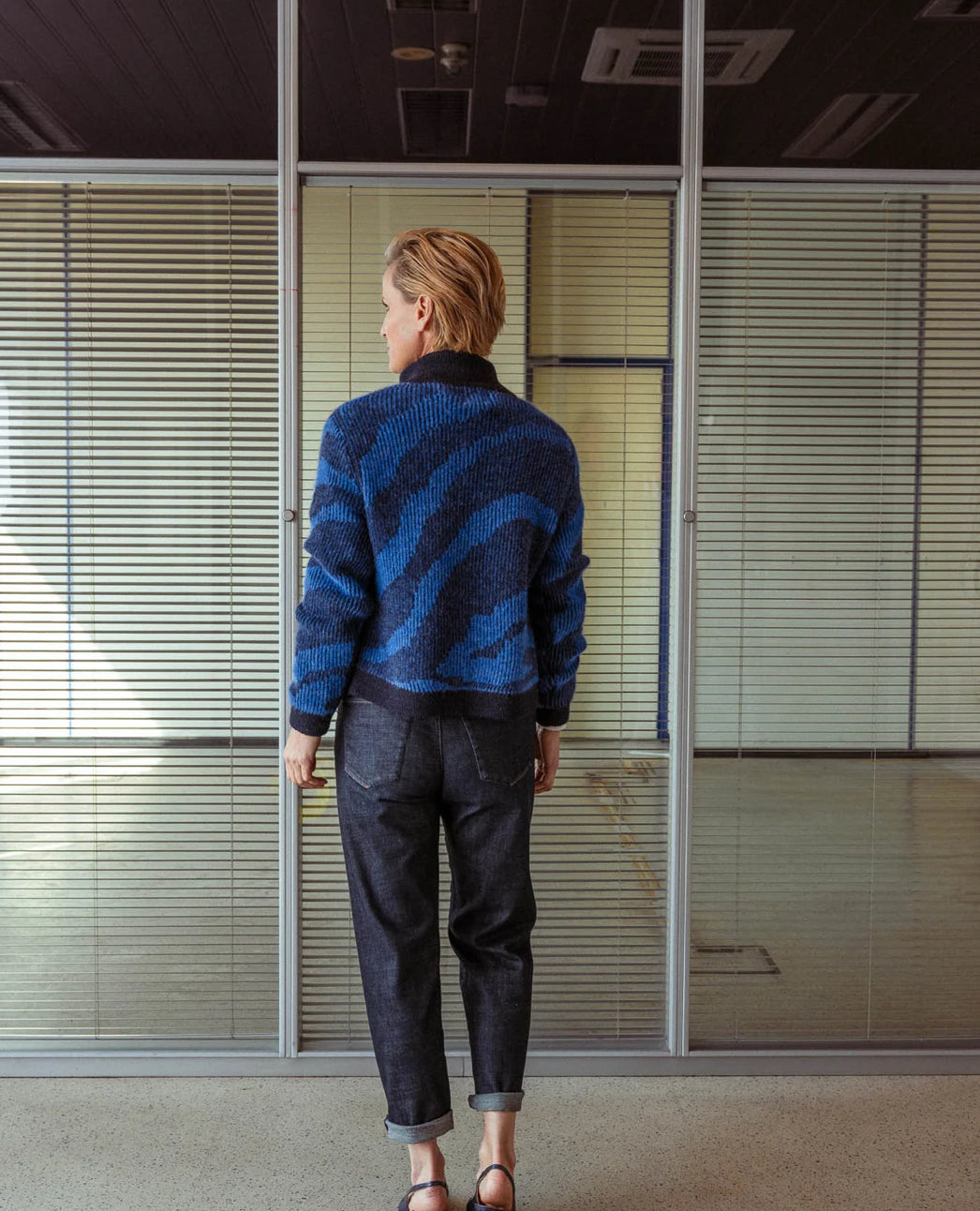 Pull O’REILLY bleu royal