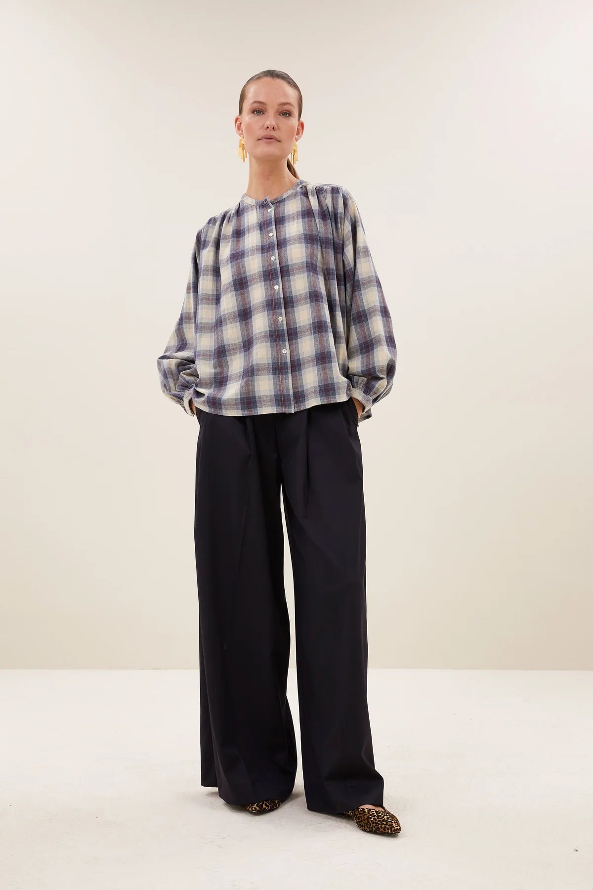 Blouse NYKA TOKYO a carreaux