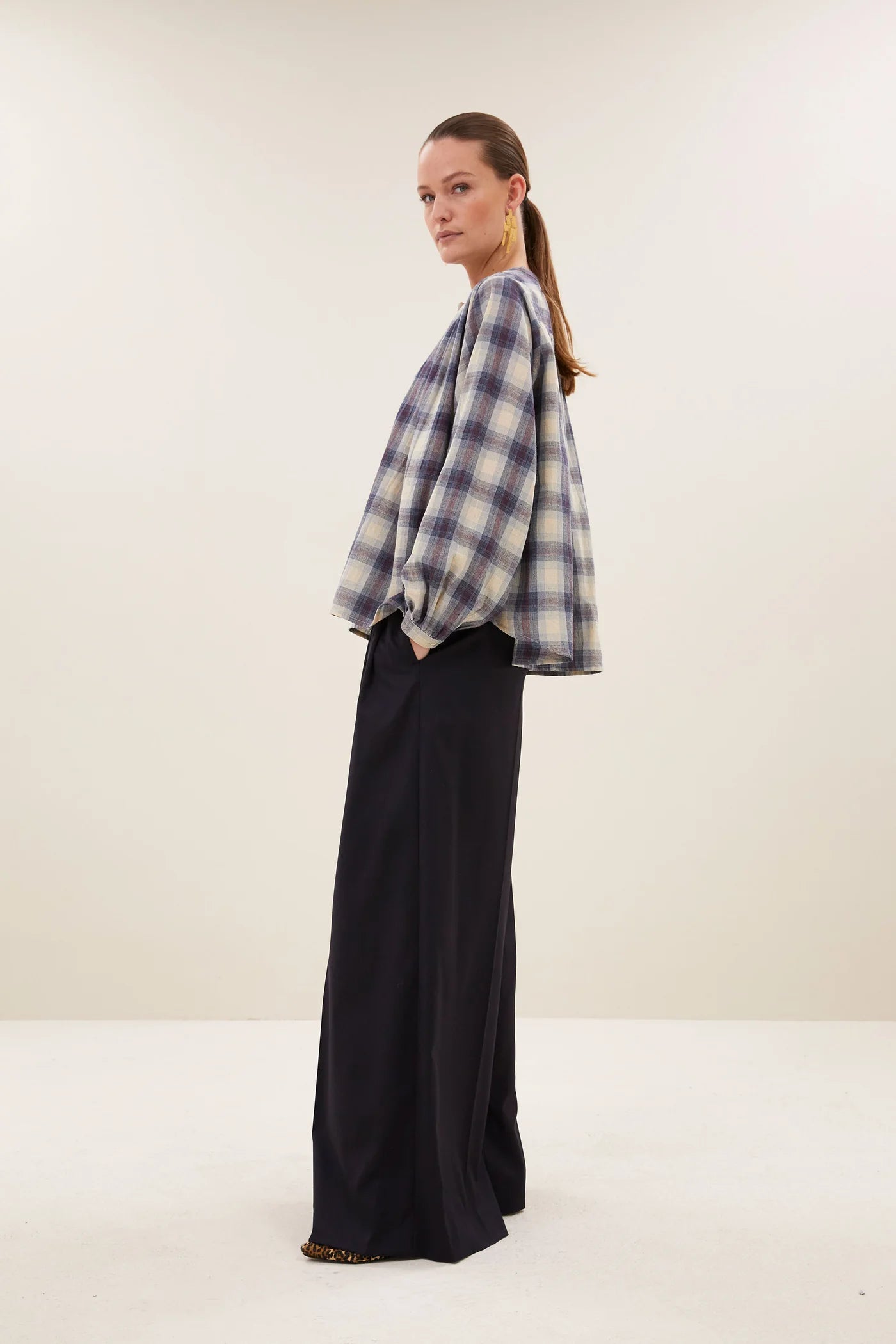 Blouse NYKA TOKYO a carreaux