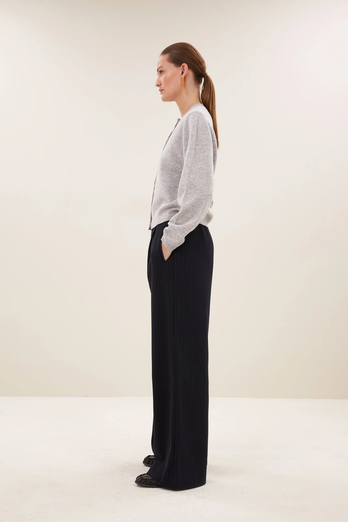 Pantalon BENJI bleu marine FW26